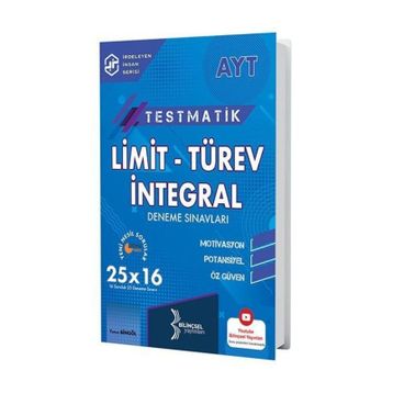 Bilinçsel AYT Testmatik Limit Türev İntegral Deneme Sınavları