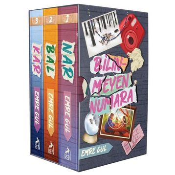 Bilinmeyen Numara Serisi: Nal - Bal - Kar - 3 Kitap Kutulu Set - Emre Gül