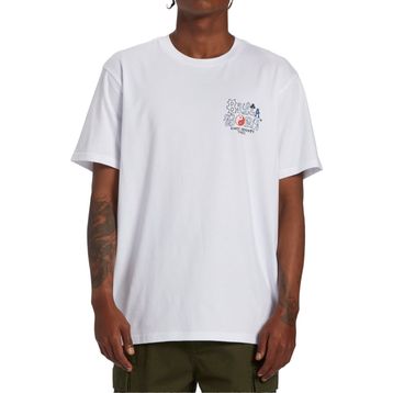Billabong ABYZT02273 Worded Tees Beyaz Erkek T-shirt