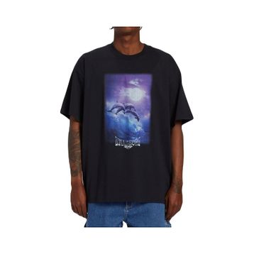 Billabong ABYZT02283 Dolphin Love Siyah Erkek T-shirt
