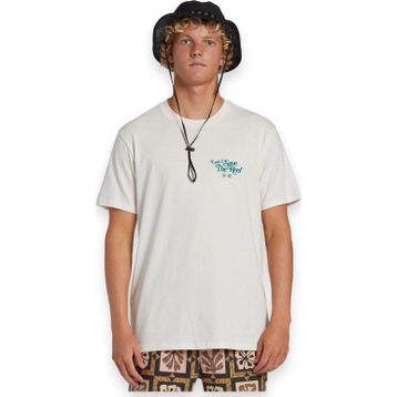 Billabong ABYZT02335 Cglets Savethe Reef Ss T Beyaz Erkek T-shirt