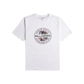 Billabong EBYZT00295 Beyaz Rotor Fill SS Erkek T-shirt