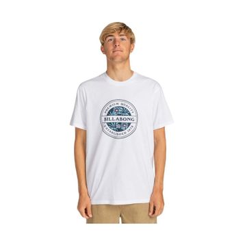 Billabong EBYZT00295 Beyaz Rotor Fill SS Erkek T-shirt