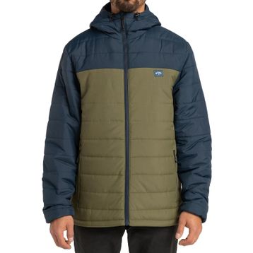 Billabong F1JK36 SURF CHECK PUFFER Çok Renkli Erkek Kapüşonlu Ceket
