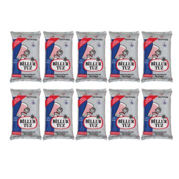 Billur 1.5 kg Rafine İyotlu Tuz (10 adet)