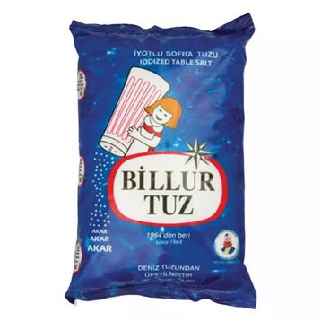Billur 1,5 kg Poşet İyotlu Tuz