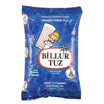 Billur 3000 gr İyotlu Rafine Tuz