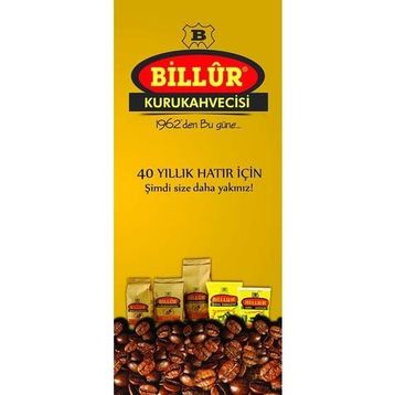 Billur Kuru Kahvecisi 99 gr Öğütülmüş Kavrulmuş Türk Kahvesi (10 adet)