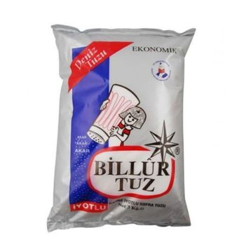 Billur Tuz 3 kg İyotlu Tuz