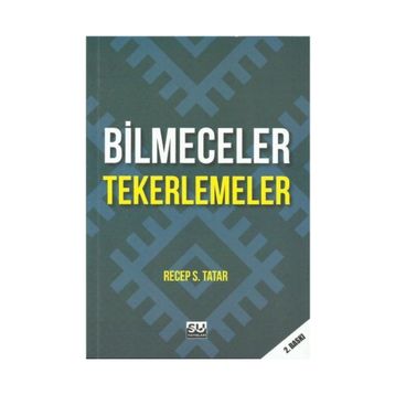 Bilmeceler Tekerlemeler - Recep S. Tatar