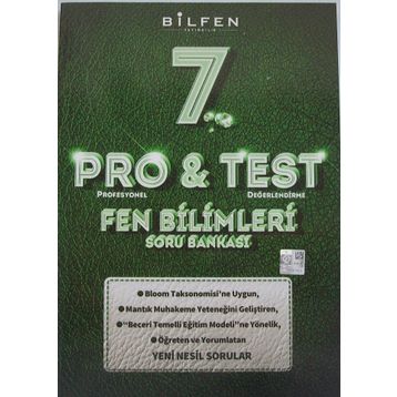 Biltest Yayınları 7. Sınıf Fen Bilimleri Soru Bankası
