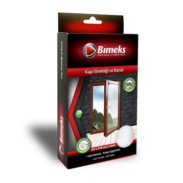 Bimeks Beyaz 65x220 cm Kapı Sinekliği