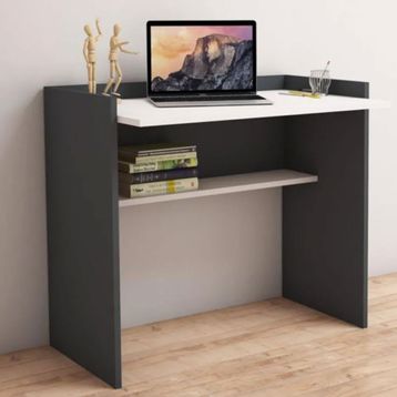 Bimossa S1030 Mehpare Antrasit/Beyaz Çalışma Masası