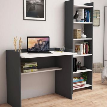 Bimossa T2030 Kösem Kitaplık Ve Çalışma Masası