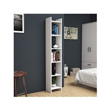 Bimossa W1040 Hüma 28.6 cm Beyaz Kitaplık