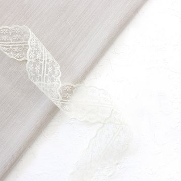 Bimotif 4.5 cm 5 m Beyaz Dantel Şerit