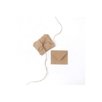 Bimotif 50 Adet Kraft Minik Zarf