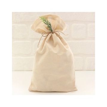 Bimotif Düz Krem Ham 25x40 cm 3 Adet Bez Kese