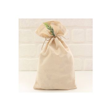 Bimotif Düz Krem Ham 25x40 cm 3 Adet Bez Kese