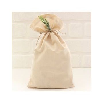 Bimotif Düz Krem Ham 25x40 cm 3 Adet Bez Kese