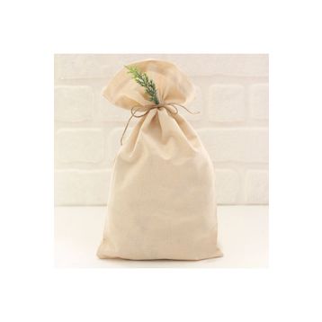 Bimotif Düz Krem Ham 25x40 cm 3 Adet Bez Kese