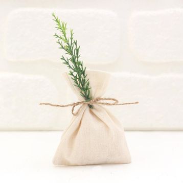 Bimotif Düz Krem Ham 9x12 cm 10 Adet Bez Kese