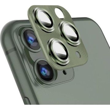Binano iPhone 11 12 Mini 360 Metal Koyu Yeşil Kamera Koruyucu