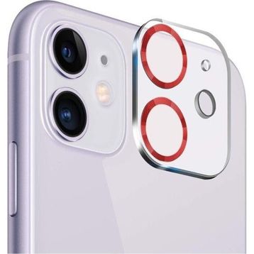 Binano iPhone 11 12 Mini 3D Pro Kırmızı Kamera Koruyucu