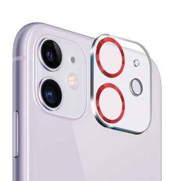 Binano iPhone 11 12 Mini 3D Pro Kırmızı Kamera Koruyucu