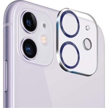 Binano iPhone 11 12 Mini 3D Pro Mavi Kamera Koruyucu