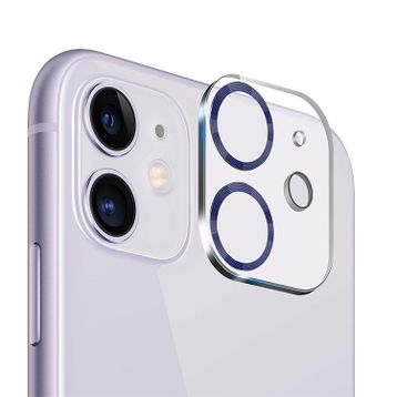 Binano iPhone 11 12 Mini 3D Pro Mavi Kamera Koruyucu