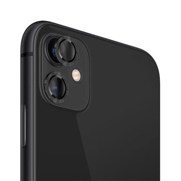 Binano iPhone 11-12 Mini Diamond Siyah Kamera Koruyucu