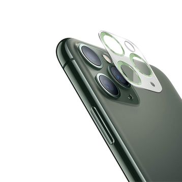 Binano iPhone 11 Pro 11 Pro Max 3D Pro Açık Yeşil Kamera Koruyucu