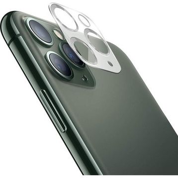 Binano iPhone 11 Pro 11 Pro Max 3D Pro Gümüş Kamera Koruyucu