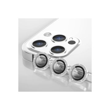 Binano iPhone 11 Pro Max Diamond Gümüş Kamera Koruyucu