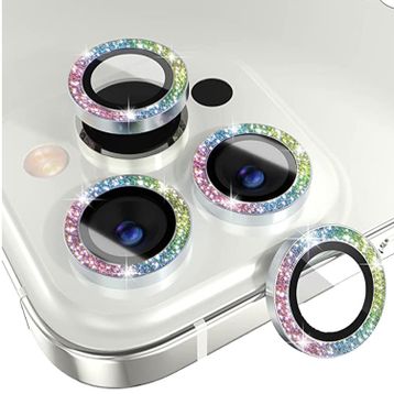 Binano iPhone 11 Pro Max Diamond Pembe Kamera Koruyucu