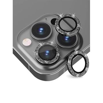 Binano iPhone 11 Pro Max Diamond Siyah Kamera Koruyucu