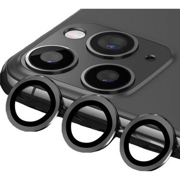 Binano iPhone 14 Pro-14 Pro Max Metal Ring Gri Kamera Koruyucu