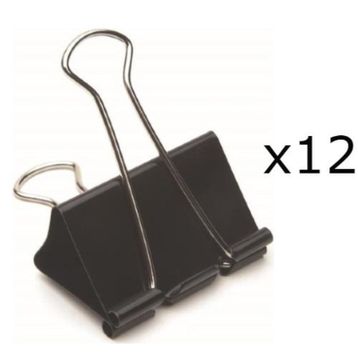 Binder Clips 25 mm 12'li Kutu Metal Kıskaç