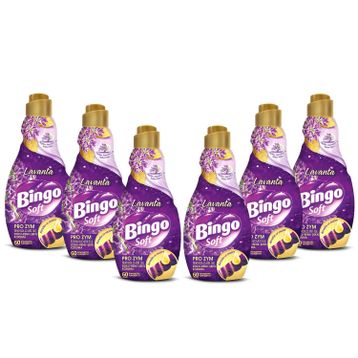 Bingo 1.44 ml Lavanta Soft Konsantre Çamaşır Yumuşatıcısı (4 adet)