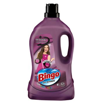 Bingo 4 lt Onaran Koruma Tüm Renkler İçin Sıvı Çamaşır Deterjanı