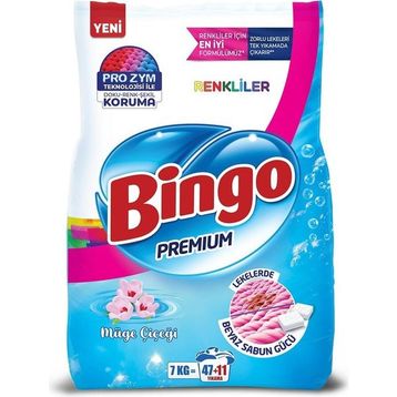 Bingo 7 kg Premium Renkliler Toz Deterjan