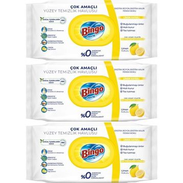 Bingo 96'lı Limon Kokulu Yüzey Temizlik Havlusu
