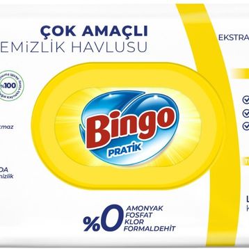 Bingo 96'lı Limon Kokulu Yüzey Temizlik Havlusu