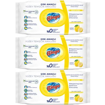 Bingo 96'lı Limon Kokulu Yüzey Temizlik Havlusu