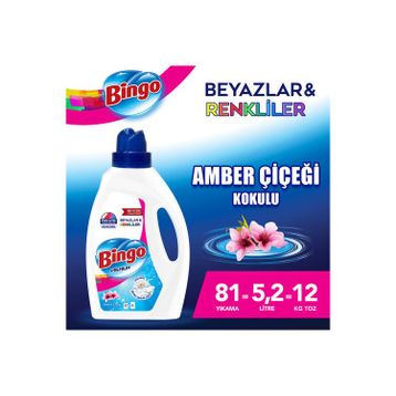 Bingo Amber Çiçeği 1755 ml Sıvı Çamaşır Deterjanı
