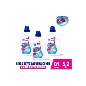 Bingo Amber Çiçeği 1755 ml Sıvı Çamaşır Deterjanı