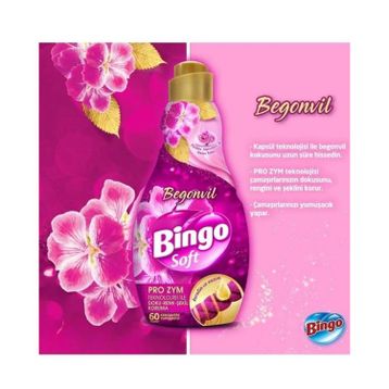 Bingo Begonvil 1440 ml Soft Çamaşır Yumuşatıcısı