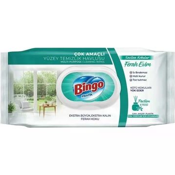 Bingo Clean Sevilen Kokular Ferah Evim 96 Yaprak Yüzey Temizlik Havlusu