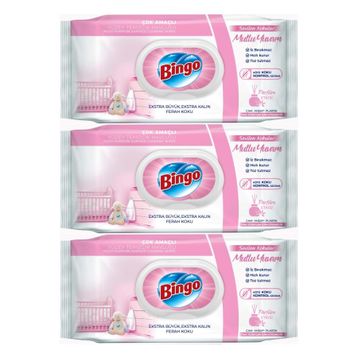 Bingo Clean Sevilen Kokular Mutlu Yuvam 96 Yaprak Yüzey Temizlik Havlusu